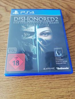 Dishonored 2 Das Vermächtnis der Maske Playstation 4 Cusa 03603 USK ab 18 Jahren